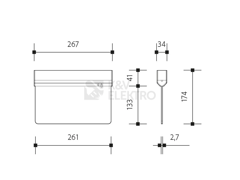 Obrázek produktu Piktogram Panlux EUROPA LED šipka nahoru PN04000007 3