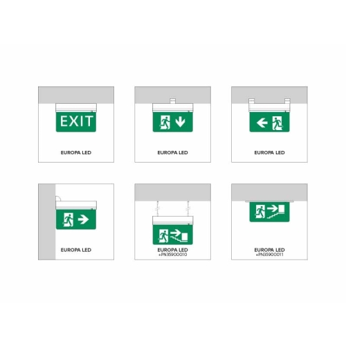 Piktogram Panlux EUROPA LED šipka dolů PN04000008