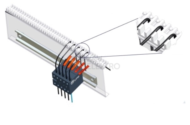 Obrázek produktu Vyvazovací hřeben BRALEN V0 EPM BV0321742030 bílá 2