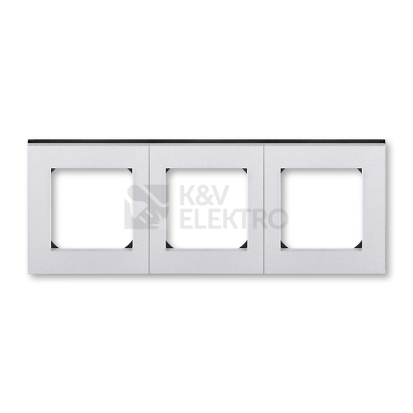 Obrázek produktu ABB Levit M trojrámeček titanová/kouřová černá 3901H-A05030 70 0