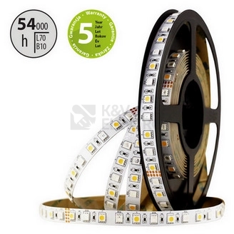 Obrázek produktu LED pásek McLED 24V RGBW WW teplá bílá 12mm IP20 17,3W/m ML-128.633.60.0 (5m) 1