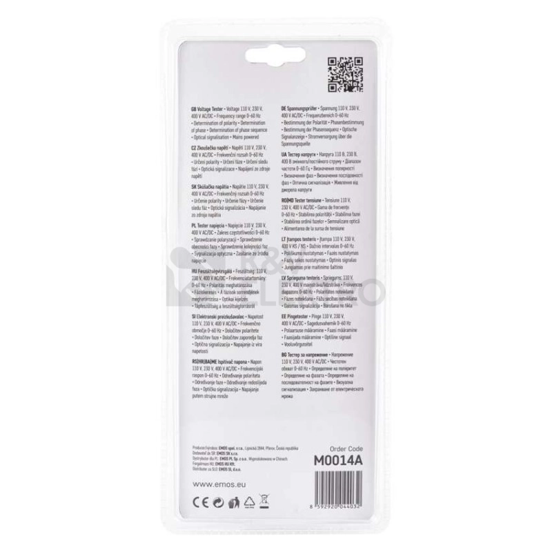 Obrázek produktu Zkoušečka napětí EM-4 Emos M0014A 4