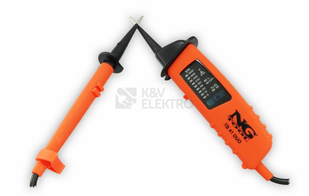 Obrázek produktu Zkoušečka napětí Testboy DUO 41 LCD/LED 2-pólová NM 00200011 2