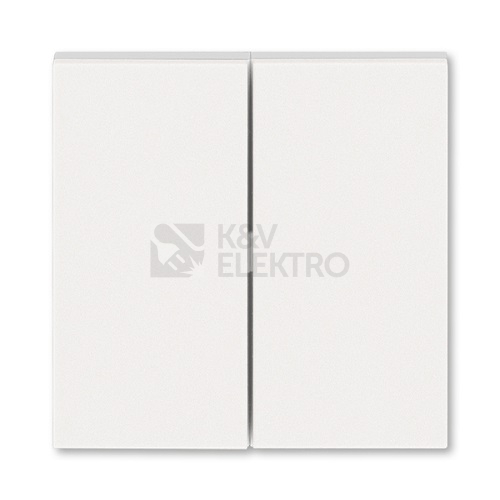 Obrázek produktu ABB Levit M kryt vypínače dělený perleťová/ledová bílá 3559H-A00652 68 0