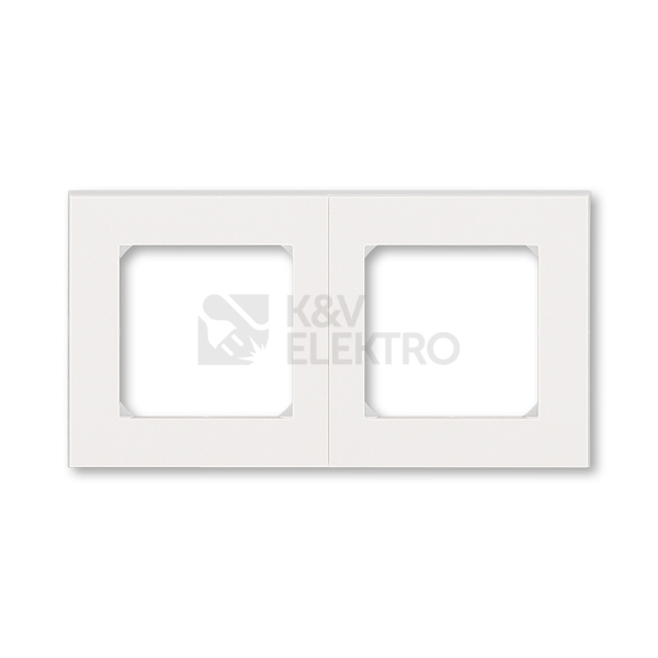 Obrázek produktu ABB Levit M dvojrámeček perleťová/ledová bílá 3901H-A05020 68 0