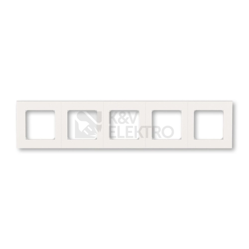ABB Levit M pětirámeček perleťová/ledová bílá 3901H-A05050 68