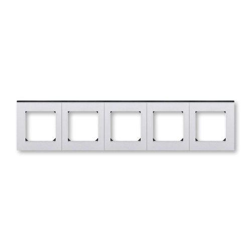 ABB Levit M pětirámeček titanová/kouřová černá 3901H-A05050 70