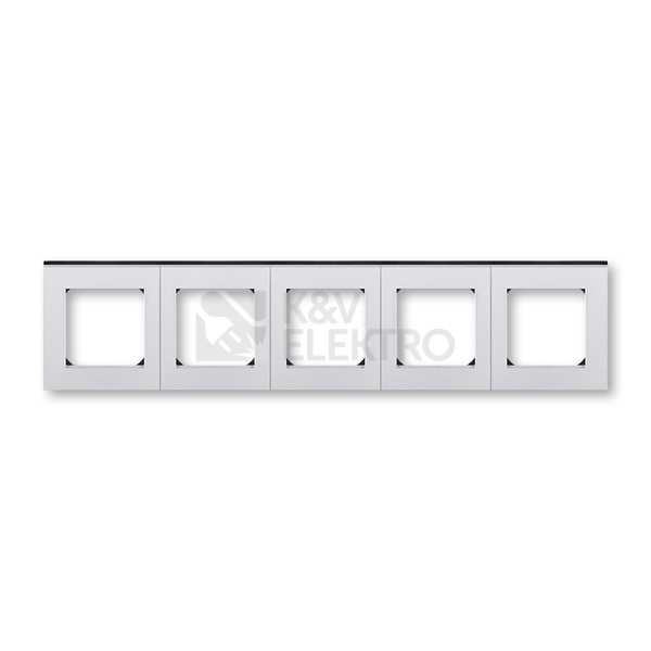 Obrázek produktu ABB Levit M pětirámeček titanová/kouřová černá 3901H-A05050 70 0