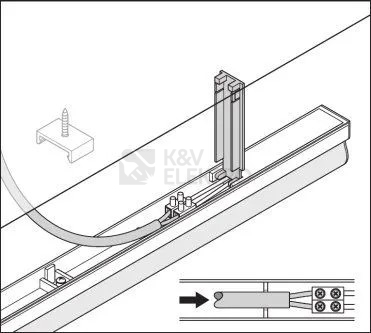 Obrázek produktu LED svítidlo LEDVANCE Linear Compact Batten 600mm 10W/3000K teplá bílá 4