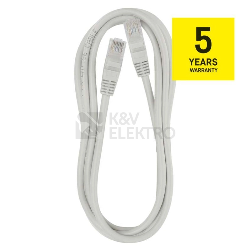 Obrázek produktu Síťový datový kabel EMOS S9123 CAT.5E UTP 2m (patchkabel) 4
