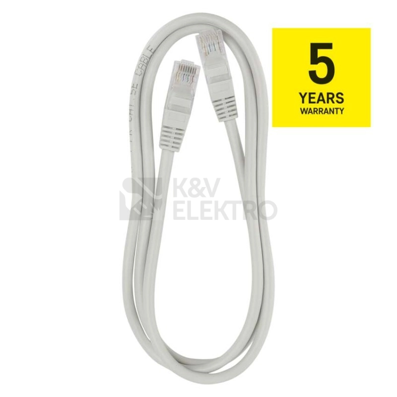 Obrázek produktu Síťový datový kabel EMOS S9122 CAT.5E UTP 1m (patchkabel) 4