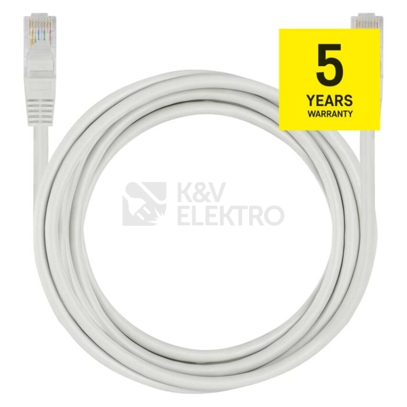 Obrázek produktu Síťový datový kabel EMOS S9124 CAT.5E UTP 3m (patchkabel) 4