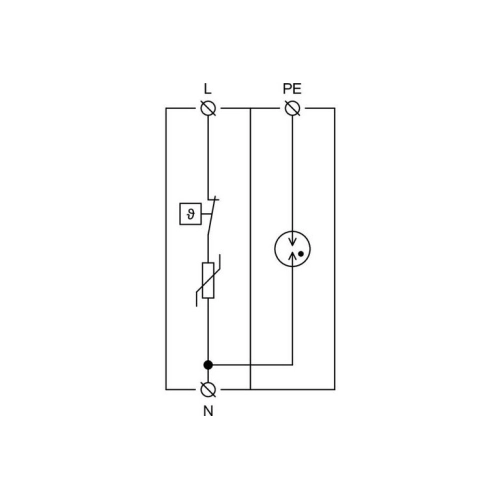 Svodič přepětí SPD typ 2+3 HSA-275/1+1 (obrázek 4)