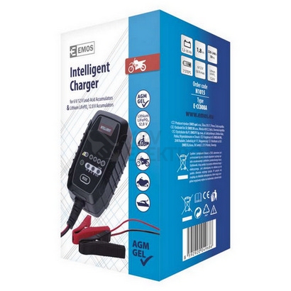 Obrázek produktu  Nabíječka autobaterií EMOS N1015 6/12V 0,8A 6