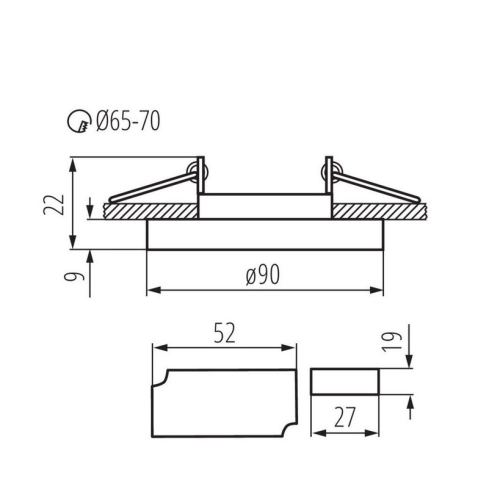 Podhledové svítidlo Kanlux SOREN O-SR CW GU10 24416 (obrázek 3)