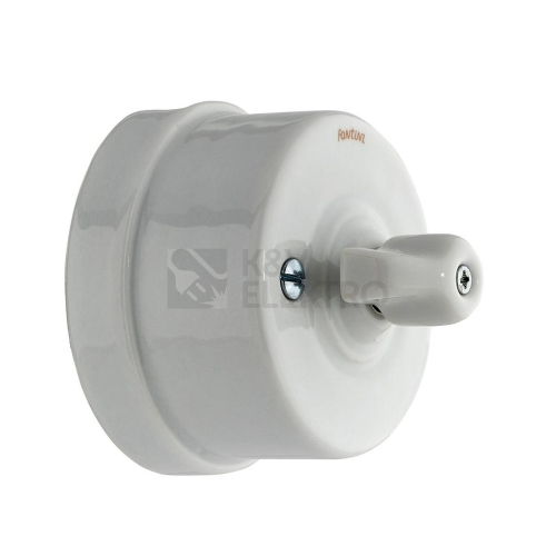  Fontini Garby 30 306 17 23 porcelánový vypínač č. 1 otočný bílý