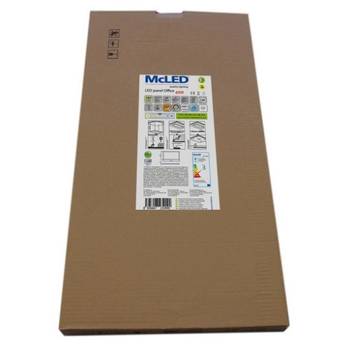 LED panel McLED Office 6030 18W 4000K 30x60cm ML-413.146.32.0 (obrázek 7)