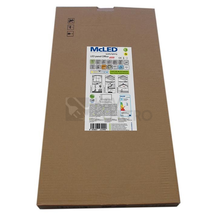 Obrázek produktu LED panel McLED Office 6030 18W 4000K 30x60cm ML-413.146.32.0 7