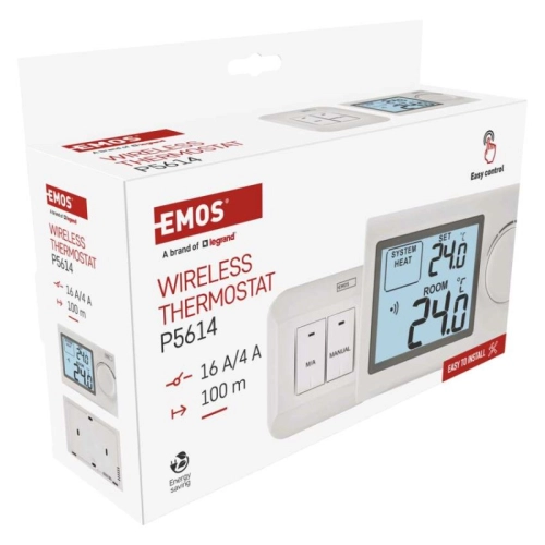 Pokojový bezdrátový termostat EMOS P5614 (obrázek 7)