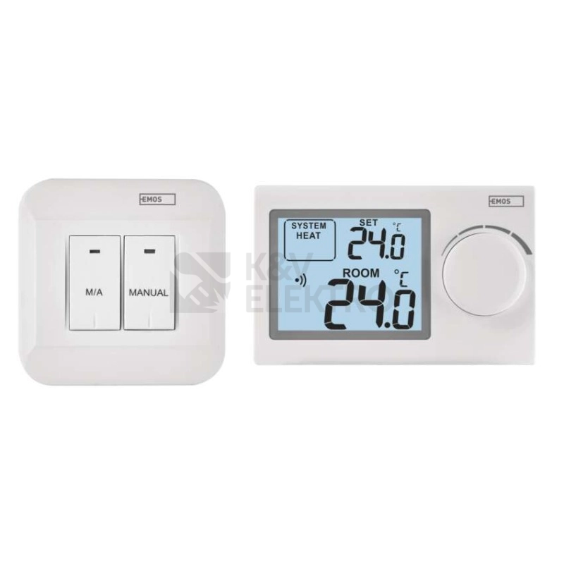 Obrázek produktu Pokojový bezdrátový termostat EMOS P5614 1
