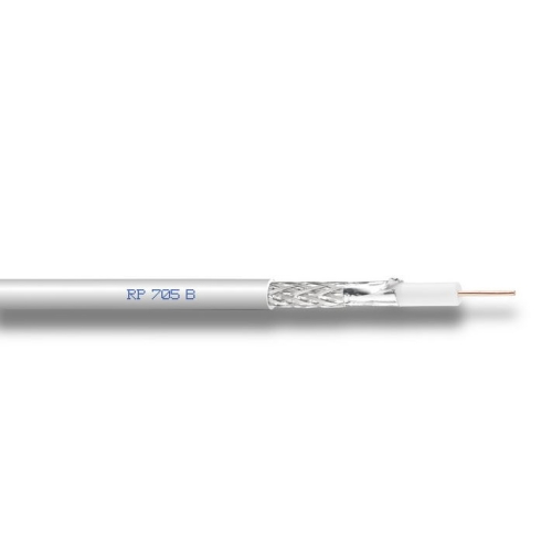 Koaxiální kabel bílý CAVEL RP705B metráž