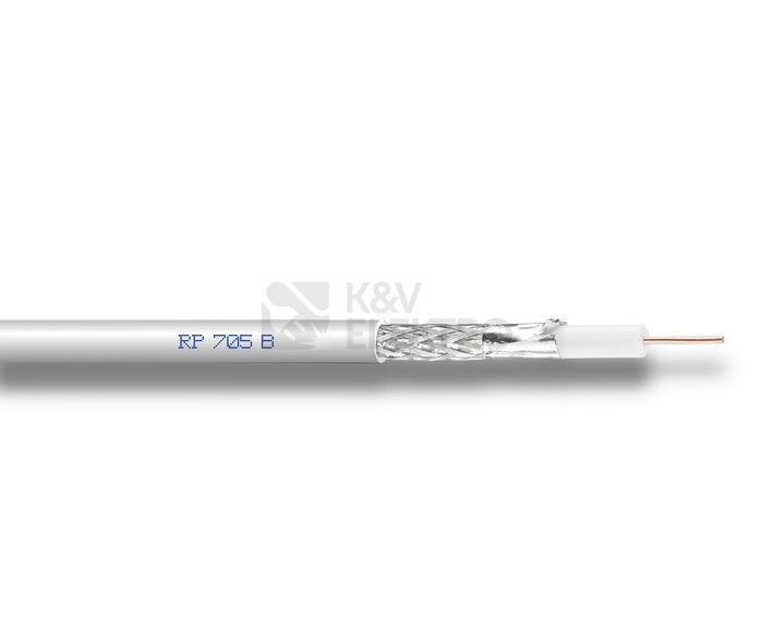 Obrázek produktu  Koaxiální kabel CAVEL RP705B bílý 0