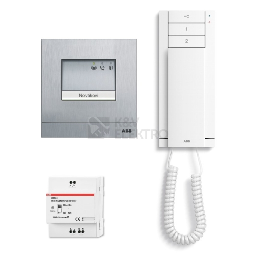 Sada audio domovního telefonu ABB Welcome Midi M20001-02 2TMA210310N0003