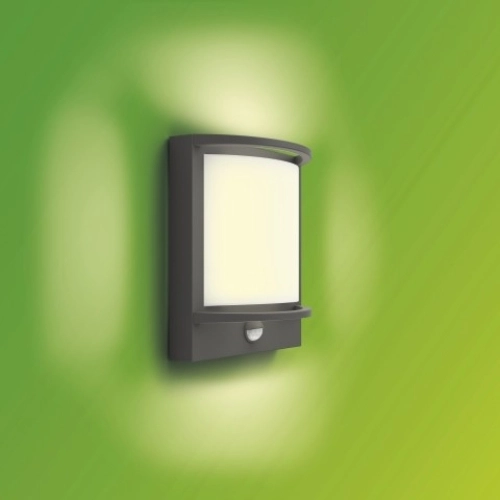 LED venkovní nástěnné svítidlo Philips Samondra 17392/93/P0 12W 1200lm 2700K teplá bílá, s pohybovým čidlem (obrázek 4)