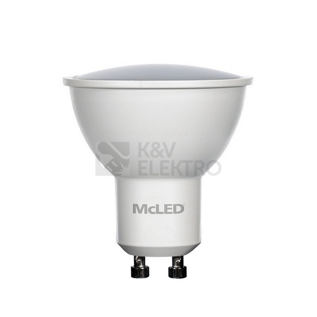 Obrázek produktu  LED žárovka GU10 McLED 4,6W (35W) teplá bílá (2700K), reflektor 100° ML-312.148.87.0 2