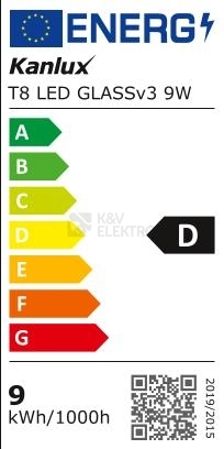 Obrázek produktu LED trubice zářivka Kanlux T8 LED GLASSv3 9W-CW EM/230V 60cm 9W (18W) 6500K studená bílá G13 26063 2
