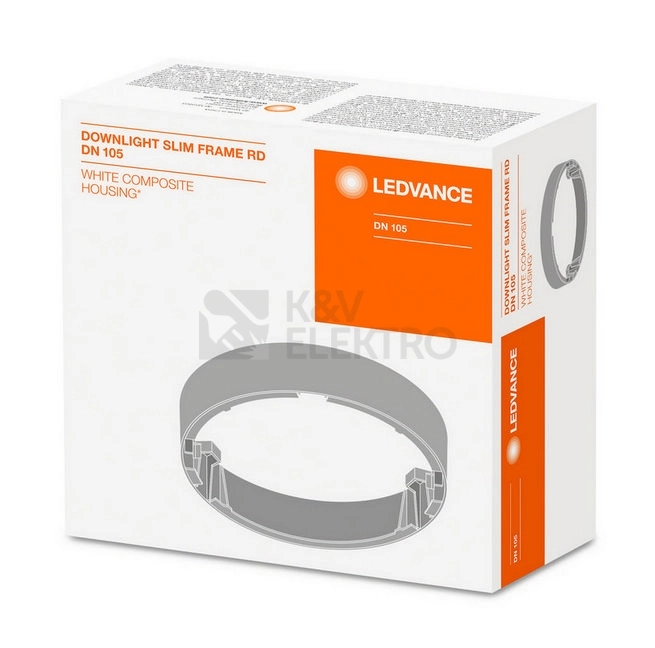 Obrázek produktu Rámeček pro přisazenou montáž svítidel LEDVANCE Slim Round 105mm 4058075079151 1