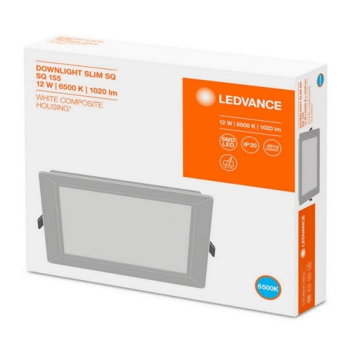 LED podhledové svítidlo LEDVANCE Slim Square 155mm 12W/6500K studená bílá (obrázek 5)