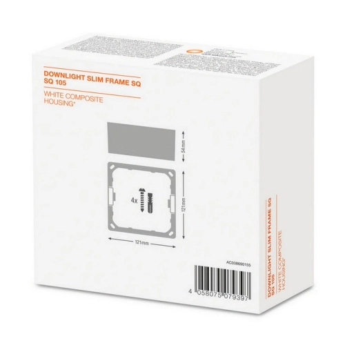Rámeček pro přisazenou montáž svítidel LEDVANCE Slim Square 105mm 4058075079397 (obrázek 8)