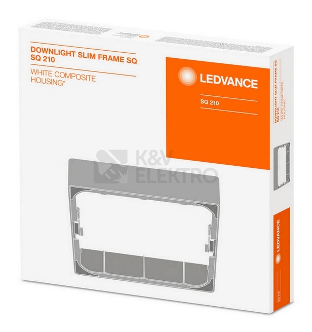 Obrázek produktu Rámeček pro přisazenou montáž svítidel LEDVANCE Slim Square 210mm 4058075079434 1