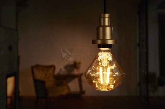 Obrázek produktu LED žárovka Vintage 1906 E27 Osram 4,5W (40W) teplá bílá (2500K) Retro Filament Gold Diamond 4