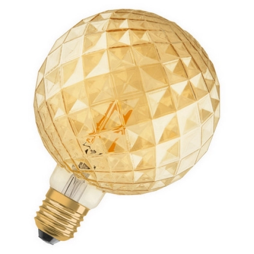 LED žárovka Vintage 1906 E27 OSRAM 4W (40W) teplá bílá (2500K) Retro Filament Gold Pinecone (obrázek 4)