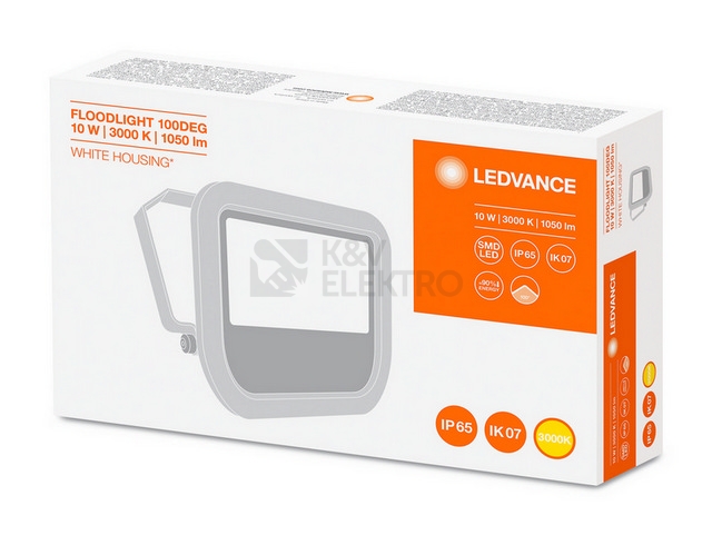 Obrázek produktu LED reflektor Ledvance FLOODLIGHT 10W 1050lm 3000K teplá bílá IP65 7