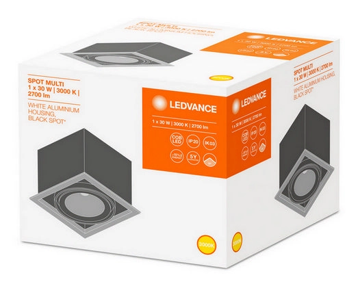 LED podhledové svítidlo LEDVANCE Spot SP MULTI 1x30W/3000K FL WT/BK teplá bílá (obrázek 10)