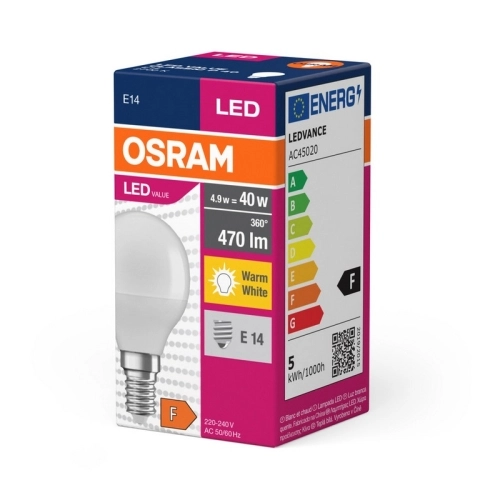LED žárovka E14 OSRAM CL P FR 5,7W (40W) teplá bílá (2700K) (obrázek 8)