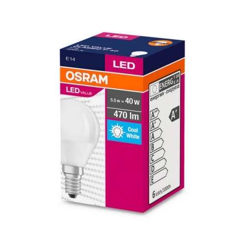 LED žárovka E14 OSRAM CL P FR 5,7W (40W) neutrální bílá (4000K) (obrázek 5)
