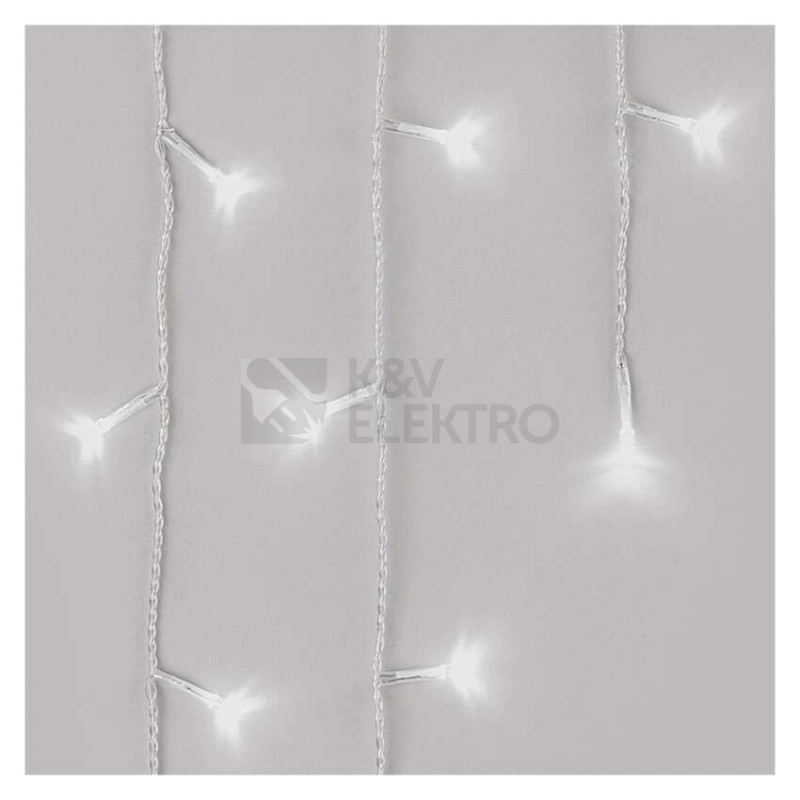 Obrázek produktu Vánoční osvětlení EMOS D4CC02 ZY1905 LED řetěz krápníky 5m studená bílá ovladač programy 7