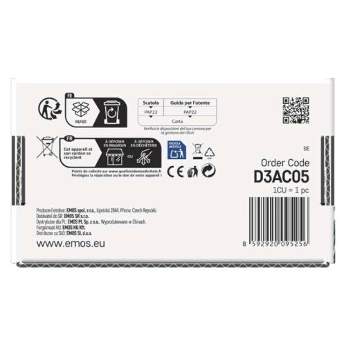 Vánoční osvětlení EMOS D3AC05 ZY1914T 150LED nano řetěz zelený 15m studená bílá s časovačem (obrázek 6)