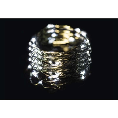 Vánoční osvětlení EMOS D3AC05 ZY1914T 150LED nano řetěz zelený 15m studená bílá s časovačem (obrázek 6)