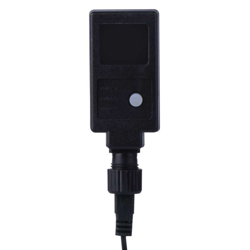 Vánoční osvětlení EMOS D3AW05 ZY1917T 150LED nano řetěz zelený 15m teplá bílá s časovačem