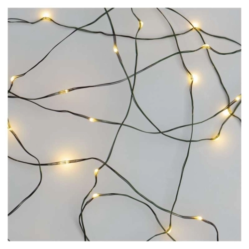 Vánoční osvětlení EMOS D3AW05 ZY1917T 150LED nano řetěz zelený 15m teplá bílá s časovačem (obrázek 4)