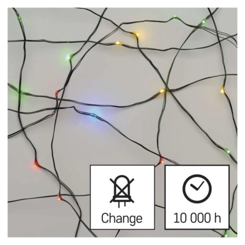 Vánoční osvětlení EMOS D3AM03 ZY1920T 150LED nano řetěz zelený 15m multicolor s časovačem (obrázek 10)