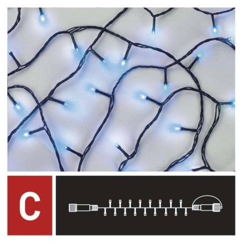 Propojovací vánoční řetěz bez zdroje EMOS Connecting D1AB01 ZY1928 100LED 10m modrá (obrázek 4)