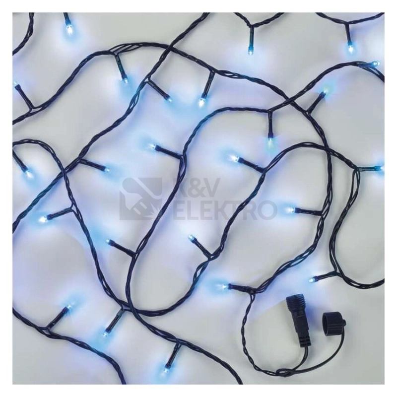 Obrázek produktu Propojovací vánoční řetěz bez zdroje EMOS Connecting D1AB01 ZY1928 100LED 10m modrá 1