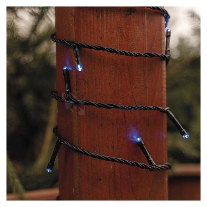 Obrázek produktu Propojovací vánoční řetěz bez zdroje EMOS Connecting D1AB01 ZY1928 100LED 10m modrá 12