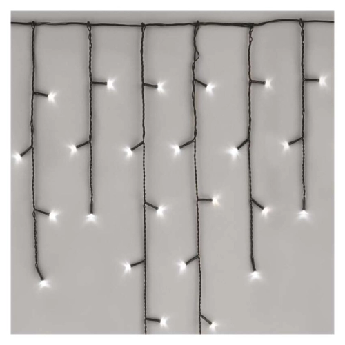 Propojovací vánoční řetěz bez zdroje EMOS Connecting D1CC01 ZY1932 100LED krápníky 2,5x0,9m studená bílá (obrázek 5)